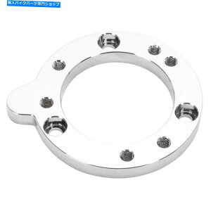 Carburetor CVGAN[i[p̃TCNX^_[hSSX[p[E/GLu^[A_v^[ - N Cycle Standard S&S Super E/G Carburetor Adapter for CV Air Cleaners - Chrome