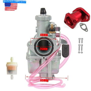Carburetor VM22Lu^[ +vf^[212cc 196cc~joCNS[J[gp}jz[h VM22 Carburetor + Intake Manifold For Predator 212cc 196cc Mini Bike Go Kart