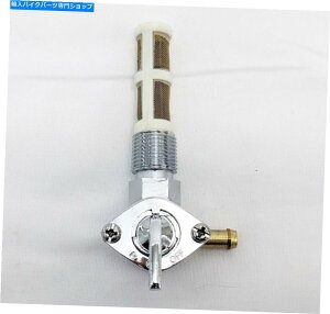 Fuel Petcocks Mid USA Chrome 90xRybgRbN̂߂̃n[[Davidsons 80204 MID USA Chrome 90 Degree Fuel Petcock for Early Harley Davidsons 80204