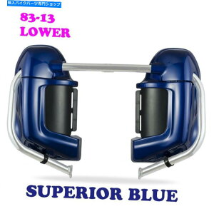 Fairings X[yAu[[[xgO[u{bNXtBbgn[[[hFLTRI FLTR 03-2013 Superior Blue Lower Vented Fairings Glove Box Fit Harley Road FLTRI FLTR 03-2013