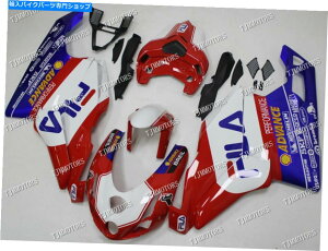 Fairings Ducati 749 999 2003 2004 ABS�ˏo�^�{�f�B���[�N�t�F�A�����O�L�b�g�u���[�t�B�� For Ducati 749 999 2003 2004 ABS Injection Mold Bodywork Fairing Kit Blue Fila�y���s�A���i�z
