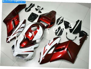 Fairings CBR1000RR 04-05 ABS�ˏo�^�{�f�B���[�N�t�F�A�����O�L�b�g���^���b�N���b�h�z���C�g For CBR1000RR 04-05 ABS Injection Mold Bodywork Fairing Kit Metallic Red White�y���s�A���i�z