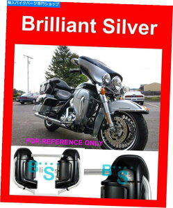 Fairings n[[[hOChFLTR 03-13̂߂̃uAgVo[ႢxgtFAOO[u{bNX Brilliant Silver Lower Vented Fairing Glove Box For Harley Road Glide FLTR 03-13