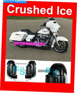 Fairings n[[[hOCĥ߂̍ӂACXp[xgtFAOO[u{bNX03-2013 Crushed Ice Pearl Lower Vented Fairing Glove Box For Harley Road Glide 03-2013