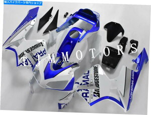 Fairings CBR600RR 2003 2004 ABS�ˏo�^�{�f�B���[�N�t�F�A�����O�L�b�g�z���C�g�u���[�v���}�b�N For CBR600RR 2003 2004 ABS Injection Mold Bodywork Fairing Kit White Blue Pramac�y���s�A���i�z