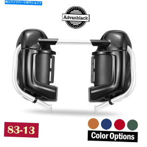 Fairings 83-13�n�[���[�p�̉����x���g���b�O�t�F�A�����O�L�b�g6.5 ''�X�s�[�J�[�|�b�h Color Matched Lower Vented Leg Fairing Kits 6.5'' Speaker Pod For 83-13 Harley�y���s�A���i�z