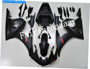 Fairings YZF R6 2003 2004 R6S 2006-2009�}�b�g�u���b�NABS�C���W�F�N�V�����t�F�A�����O�L�b�g�ɓK���Ă��܂� Fit for YZF R6 2003 2004 R6S 2006-2009 Matte Black ABS Injection Fairing Kit�y���s�A���i�z