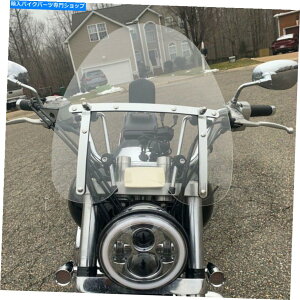 Windshields 18 "x16"n[[z_VhEXsbg7/8 " - 1"nho[p̃NAtgKX 18"x16" Clear Windshield For Harley Honda Shadow Spirit 7/8" - 1" Handlebars