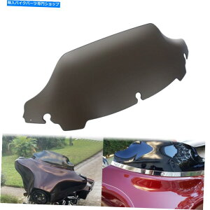 Windshields �X���[�N�I�[�g�o�C6.8 �E�F�[�u�t�����g�K���X�t�����g�K���X�t�B�b�g�n�[���[�c�[�����O2014-20 Smoked Motorcycle 6.8 Wave Windshield Windscreen Fit For Harley Touring 2014-20�y���s�A���i�z