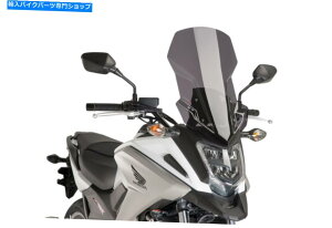 Windshields vCOc[OXN[z_NC750X 16-20_[NX[N PUIG TOURING SCREEN HONDA NC750X 16-20 DARK SMOKE