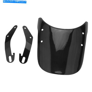 Windshields 5x�i�G�A�t���[�����\�ȃ��j�o�[�T���I�[�g�o�C�w�b�h���C�g�t�����g�K���X�t�����g�K���X�������܂� 5X(Airflow Adjustable Universal Motorcycle Headlight Windshield Windscreen Wins�y���s�A���i�z