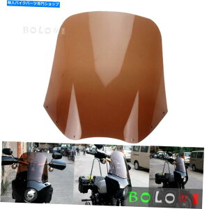 Windshields n[[_CiXg[g{u[hEHA[tFAOp̃I[goCtgKXtgKX Motorcycle Windshield Windscreen For Harley Dyna Street Bob Road Warrior Fairing