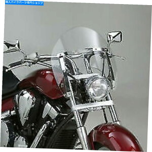 Windshields �i�V���i���T�C�N���X�C�b�`�u���[�h�V���[�c�N���A�t�����g�K���X���͒Erector�X�C�b�`�u���[�h NATIONAL CYCLE SWITCHBLADE SHORTY CLEAR WINDSHIELD WIND DEFLECTOR SWITCH BLADE