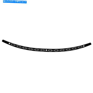 Windshields tBXVF[hubN`F[tgKXtFAOgANZgn[[cA[14+ FLH Memphis Shades Black Chain Windshield Fairing Trim Accent Harley Touring 14+ FLH