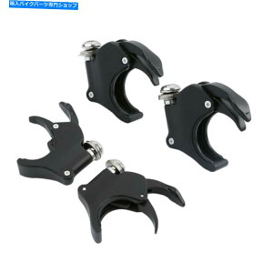 Windshields 4x 49mmtgKXtgKXNv́An[[VRSCX VRSCB VRSCAW V-ROD XLɓK܂ 4x 49mm Windscreen Windshield Clamps fit For Harley VRSCX VRSCB VRSCAW V-Rod XL