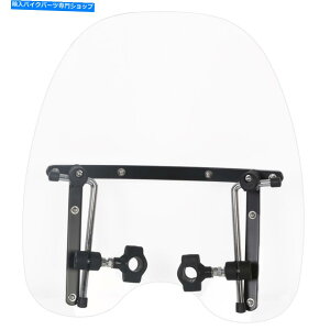 Windshields }nm͗p̃NAI[goCtgKXtgKXw/n[hEFA18 16 " Clear Motorcycle Windshield Windscreen For Yamaha Cruisers w/ Hardware 18 16"