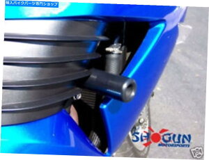 Windshields 2006-11jWZX14V[Ot[XC_[Jbgo[WȂ - ubN Kawasaki 2006-11 Ninja ZX14 Shogun Frame Sliders No Cut Version - Black