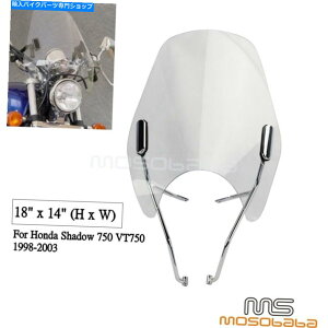 Windshields z_VhE750 VT750 VT750C 98-03̃I[goCtgKX}EguPbgLbg Motorcycle Windshield Mount Bracket Kit For Honda Shadow 750 VT750 VT750C 98-03