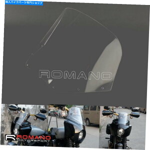Windshields 11 �n�[���[�_�C�i�\�t�g�A�C���X�|�[�c�X�^�[FXD FXDB�J�t�F���[�T�[�̃t�����g�K���X����� 11 Windshield Wind Screen For Harley Dyna Softail Sportster FXD FXDB Cafe Racer�y���s�A���i�z