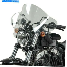 Windshields 大きな煙フロントガラスオートバイ7''''フィーハーレースズキ川崎ヤマハホンダキット Large Smoke Windshield Motorcycle 7''For Harley Suzuki Kawasaki Yamaha Honda Kit