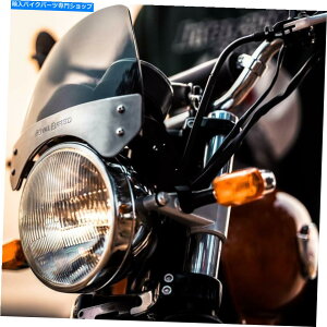 Windshields Royal Enfield GT Continental 650ccC^[Zv^[̂߂̔w̍tCXN[Lbg For Royal Enfield GT Continental 650cc Interceptor Tall Flyscreen Kit