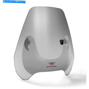 Windshields UNv}Eg7/8 "1"_[N`gt̃iViTCNftN^[XN[ National Cycle Deflector Screen with U-Clamp Mount 7/8" to 1" Dark Tint