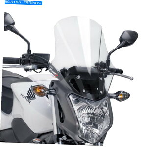 Windshields vCOc[OXN[ƃz_NC750S 14-21NA PUIG TOURING SCREEN PLUS HONDA NC750S 14-21 CLEAR