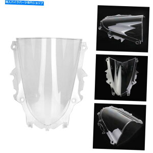Windshields ���}�nYZF R3 19-20�N���AD1�p��ABS�v���X�`�b�N���[�^�[�T�C�N���E�B���h�K�C�h�E�B���h�X�N���[�� ABS Plastic Motorcycle Windshield WI WindScreen for Yamaha YZF R3 19-20 Clear D1�y���s�A���i�z