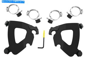 Windshields tBXVF[hMNTLbgKgFXLR BLK MEB2033 MEMPHIS SHADES MNT KIT GAUNT FXLR BLK MEB2033