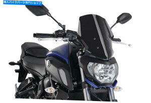 Windshields Puig Naked New Generation Windshield Black -9667N Puig Naked New Generation Windshield Black - 9667N