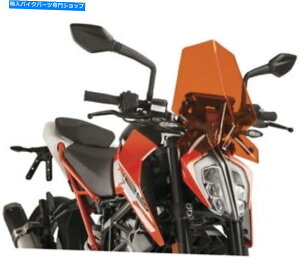 Windshields Puig Naked New Generation Orange Windshield 9514T Puig Naked New Generation Orange windshield 9514T