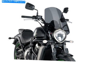 Windshields vCOXN[lCLbhN.G.c[OoJS 15-22_[NX[N PUIG SCREEN NAKED N.G. TOURING KAWASAKI VULCAN S 15-22 DARK SMOKE