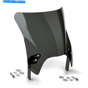 Windshields �i�V���i���T�C�N�����z�[�N�e�B���g�t�����g�K���X�V�[���h9.25 "�u���b�N�g���E���z���_�X�Y�L National Cycle Mohawk Tinted Windscreen Shield 9.25" Black Triumph Honda Suzuki