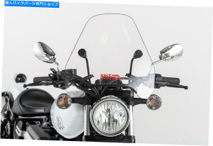 Windshields XbvXg[}[Xsbgt@CAX|[cV[h1-1/2 "NvS-06-C-1.5" Slipstreamer Spitfire Sport Shield 1-1/2" Clamps S-06-C-1.5"