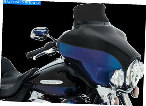 Windshields 09-13ハーレーFlhtcutgスポイラーフロントガラス5 "ダークブラックスモークflh 96-13 mep84 09-13 for Harley FLHTCUTG Spoiler Windshield 5" Dark Black Smoke FLH 96-13 MEP84