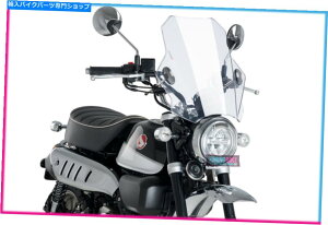 Windshields ���Z650�̃v�C�O�X�N���[���o�b�g17-18�N���A PUIG SCREEN BAT FOR KAWASAKI Z650 17-18 CLEAR