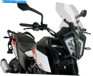Windshields �v�C�O�c�[�����O�t�����g�K���X�N���A20414W PUIG Touring Windscreen Clear 20414W�y���s�A���i�z