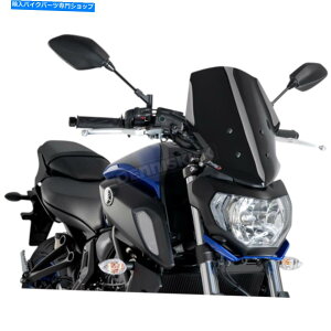 Windshields vCOnCeNp[cubNlCLbhj[WFl[VcA[tgKX-9667N Puig Hi-Tech Parts Black Naked New Generation Touring Windshield - 9667N