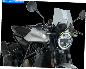 Windshields Puig Naked New Generation Windshield Smoke9750H PUIG Naked New Generation Windshield Smoke #9750H