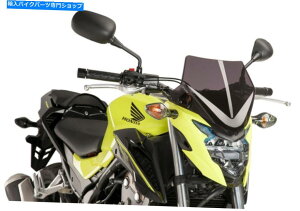 Windshields 2017-2019�z���_CMX300�����R�̐V����t�����g�K���X�_�[�N�X���[�N���x��500 2017-2019 for Honda CMX300 Rebel New Generation Windscreen Dark Smoke Rebel 500�y���s�A���i�z