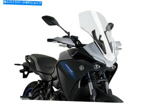 Windshields vCOc[OXN[tgKXNA}ng[T[7GT 2021-2022 Puig Touring Screen Windshield Clear Yamaha Tracer 7 & GT 2021 - 2022