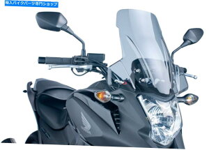Windshields 12-15z_NC700X̃X[Nc[OtgKXPUIG 5992H Smoke Touring Windscreen Puig 5992H For 12-15 Honda NC700X