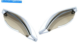 Windshields Kuryakyn Chrome�����\�ȃt�F�A�����O�G�A�f�t���N�^�[�n�[���[��1246 Kuryakyn Chrome Adjustable Fairing Air Deflectors for Harley # 1246�y���s�A���i�z
