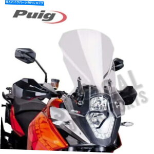 Windshields �v�C�O�c�[�����O�t�����g�K���X - �N���A-6494W PUIG Touring Windscreen - Clear - 6494W�y���s�A���i�z