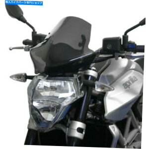 Windshields vCO3mm̐V_[NX[N^N[gANtgKX4674f Puig 3mm Naked New Generation Dark Smoke Methacrylate Acrylic Windshield 4674F