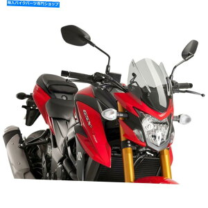 Windshields Puig Light Smoke New Generation Sport Windshield for New Nead Bikes 9435H Puig Light Smoke New Generation Sport Windshield for Newer Naked Bikes 9435H