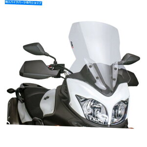 Windshields �X�Y�Lvstrom 650 2012-2016 Puig 5895W�c�[�����O�N���A�X�N���[�� For Suzuki Vstrom 650 2012-2016 Puig 5895W Touring Clear Screen�y���s�A���i�z