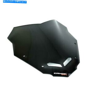Windshields ERMAX 29cm�X�|�[�c�X�N���[���t�����g�K���X�f�B�t���N�^�[�u���b�N���}�nMT -09��SP 2017-2020 Ermax 29cm Sport Screen Windshield Deflector Black Yamaha MT-09 & SP 2017 - 2020�y���s�A���i�z
