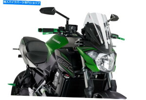 Windshields vCOX|[cXN[tgKXftN^[CgX[NJTLZ 650 2017-2019 Puig Sport Screen Windshield Deflector Light Smoke Kawasaki Z 650 2017 - 2019