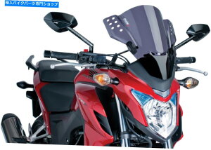 Windshields �v�C�O���t�@�[���t�����g�K���X�o�[�}�E���g�i�_�[�N�X���[�N�j5881f MC�A�v�����A PUIG RAFALE WINDSCREEN BAR MOUNT (DARK SMOKE) 5881F MC Aprilia�y���s�A���i�z